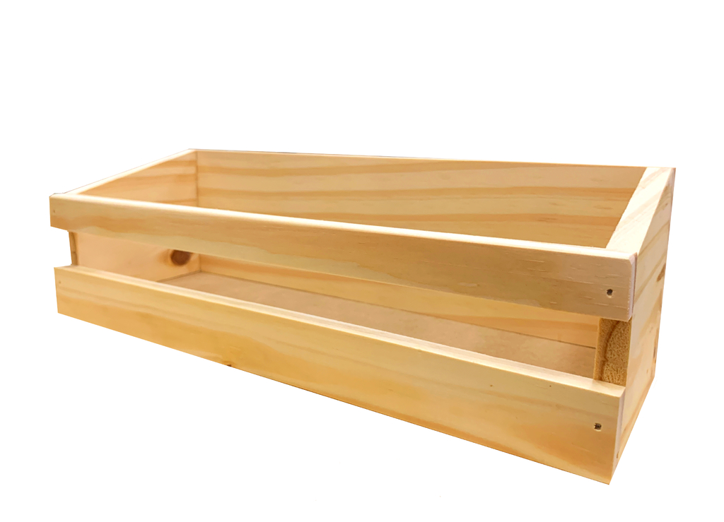 Especiero estante dos niveles madera 32x19,5x 27,5