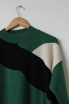 Imagen de Sweater Media Polera Tricolor