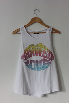 Musculosa Algodón Estampa "Love Tainted" - comprar online