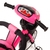 Triciclo Direccional Reforzado con Giro 360º y Reclinado Rosa - tienda online