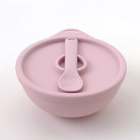 Plato de Silicona con Ventosa Gatita Pipa Rosa en TukiToy