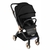 Coche Ultraplegable con Giro 360 Mega Baby Negro/Dorado