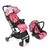 Coche Travel System Ultra Compacto Felcraft Rosa