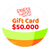 Gift Card Por $50.000