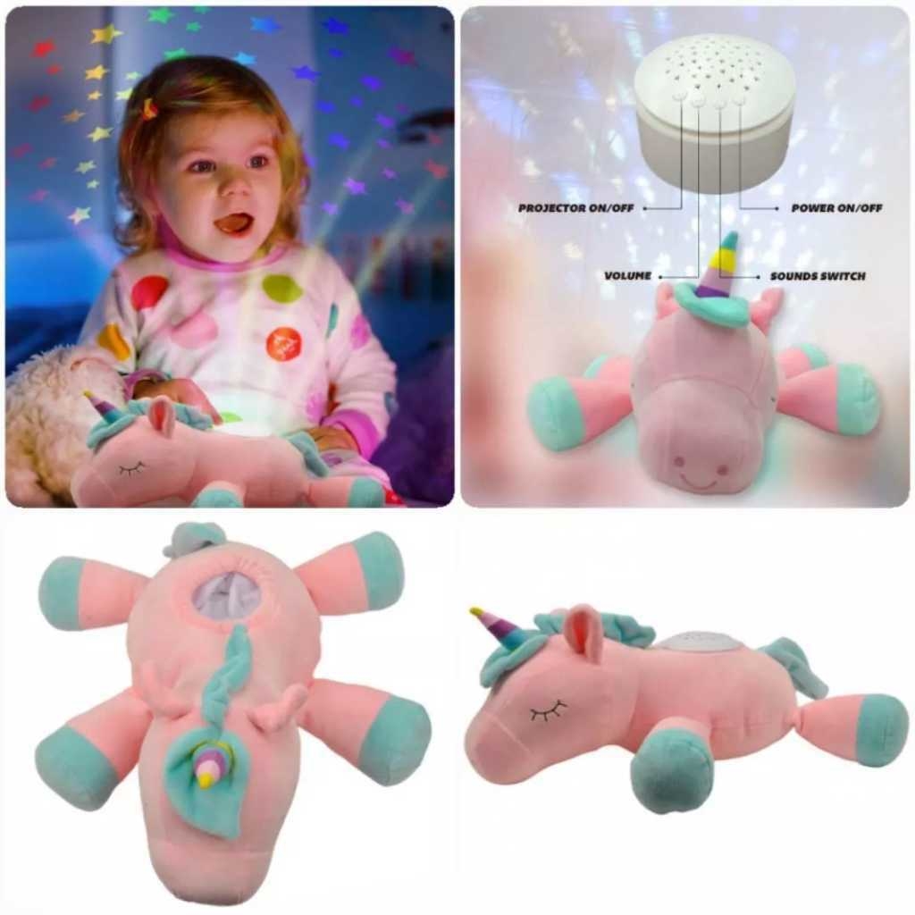 Peluche unicornio con luz shop