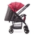 Imagen de Coche Travel System Manija Rebatible Kiddy Gris-Purpura