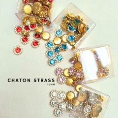Chaton Strass 10mm (10 unidades)
