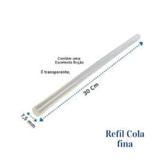Cola Quente Bastão Rendicolla transparente 7,5mm x 30cm Fina (10 unidades) - comprar online