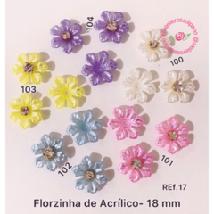 Florzinha de Acrílico Ref.17 (30 Unidades)