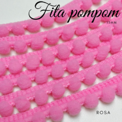 Fita Pompom - 13mm (1 metro) - Atelie Rosa di Pano