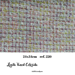 Lonita Tweed Colorida 24x34cm - comprar online