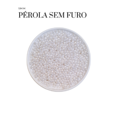 Pérola Inteira (SEM FURO) 5mm - comprar online