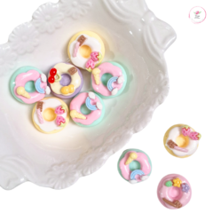 Aplique donuts 2cm (5 unidades) Sortidas - comprar online