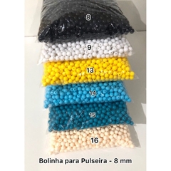 Bolinha Plastica para Pulseira 8 mm (50 Gramas) - comprar online