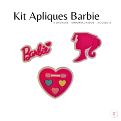 Kit Apliques Barbie emborrachado (3 unidades) - comprar online