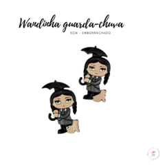 Aplique Wandinha guarda-chuva 5cm (1 unidade)