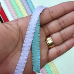 Fita para encapar tiara franzida (drapeada) 10mm - 3 metros - comprar online
