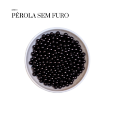 Pérola Inteira (SEM FURO) 8mm - Atelie Rosa di Pano