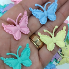 Borboleta Prensada 3cm Candy Color (12 Unidades) - comprar online