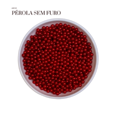 Pérola Inteira (SEM FURO) 6mm - Atelie Rosa di Pano