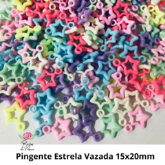 Pingente Estrela Vazada 15x20mm - 25 gramas
