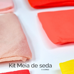 Kit Meia de Seda (6 unidades) sortidas na internet