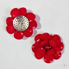 Flor de Acrílico com pérola 5cm (1 unidade) - loja online
