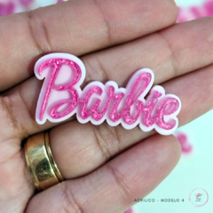 Imagem do Aplique Palavra Barbie acrilico (2 unidades)