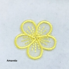 Flor de Tule Bordada 3,5 cm (2 unidades) na internet