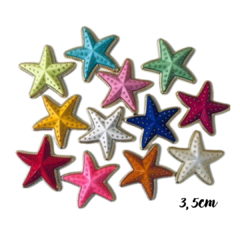 Aplique Botão Estrela do Mar G 3,5 cm (1 unidade)