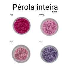 Pérola Inteira (com furo) 6mm - loja online