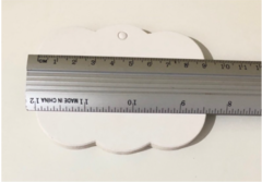 Embalagem Tag Nuvem Branca - 7x9cm (50 unidades) na internet