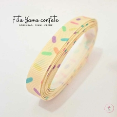 Fita Gorgurão Yama Confete 10mm - comprar online