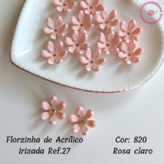 Florzinha de Acrílico Irizada (17,5 mm) Ref.27 - 20 unidades - comprar online
