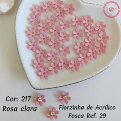 Mini Florzinha de Acrílico Fosca 13mm Ref. 29 (50 unidades) - loja online