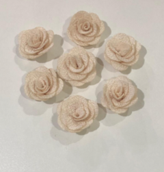 Flor de Tecido (3cm) - 10 Unidades - comprar online