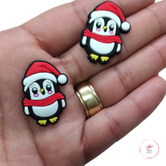Aplique Natal Pinguim com Gorro - Emborrachado (1 unidade) - comprar online