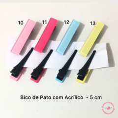 Bico de Pato Com Acrílico (5cm) - acrilico (10 unidades)