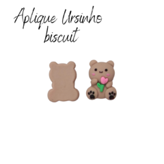 Aplique Ursinho de Biscuit (4 unidades) na internet