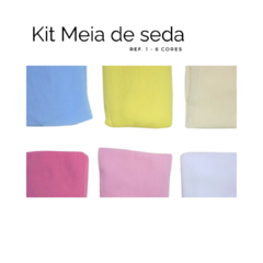 Imagem do Kit Meia de Seda (6 unidades) sortidas