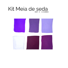 Kit Meia de Seda (6 unidades) sortidas - Atelie Rosa di Pano