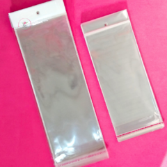 Embalagem Plástica Transparente com adesivo (100 unidades)