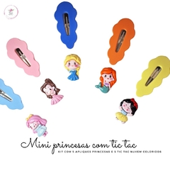 Kit Mini Princesas com Tic Tac - Cores Sortidas