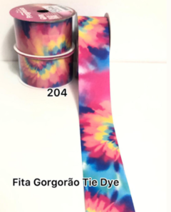 Fita Gorgurão Estampada Tie Dye - 38mm - (10 metros) - comprar online