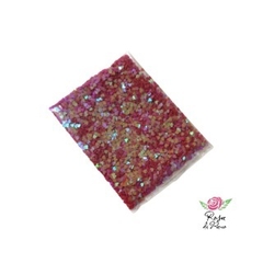 Lantejoulas Mini Coração 3mm - 20 gramas - Atelie Rosa di Pano