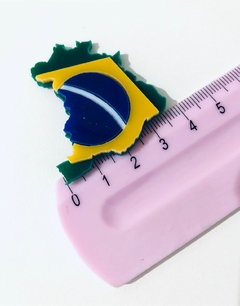 Aplique Bandeira Brasil Copa do mundo (1 unidade) - comprar online