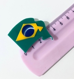 Aplique Bandeira Brasil Copa do mundo (1 unidade) na internet