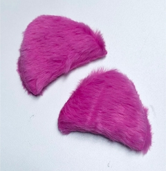 Blusa de frio pelucia orelhinha de gatinho rosa