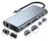 HUB USB C 11 EM 1 COM HDMI/VGA/RJ45/TIPO C/SD/USB3.0/AUX - SATFROTA - Tudo em Eletrônicos, Automação, Energia Solar