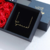Colar com Nome Personalizado Banhado a Ouro 18K com Caixa de Rosas na internet